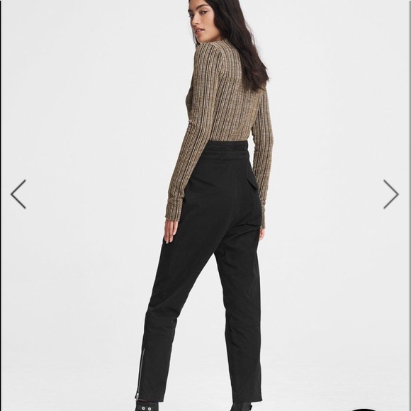 rag & bone Belted Hunter Cupro Blend Pant - Picture 4 of 6